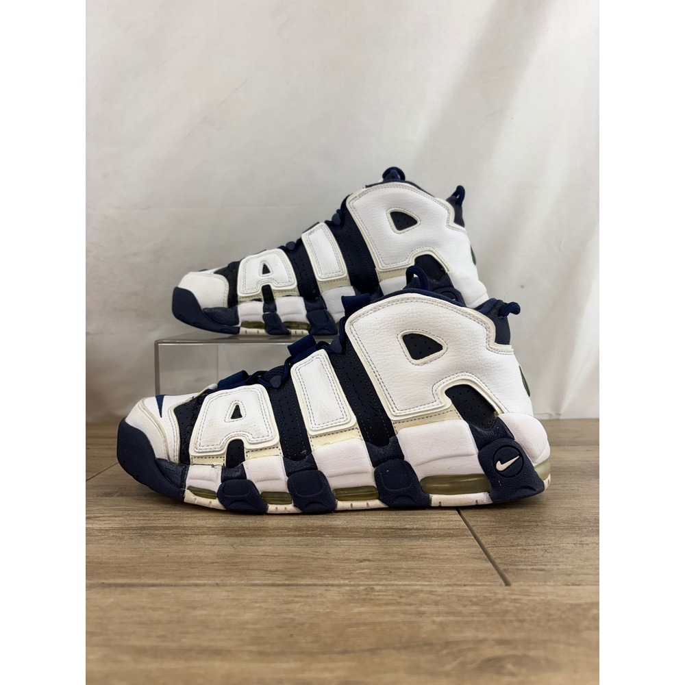 Nike‎ Air More Uptempo Olympic Navy White Red 414962-401 Mens 12 Scottie Pippen